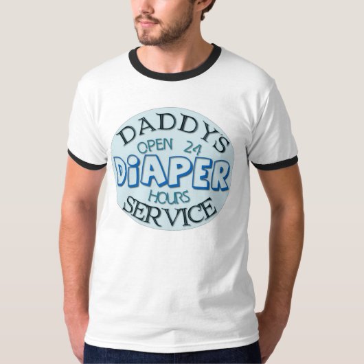 Papa's luierservice t-shirt (Voorkant)