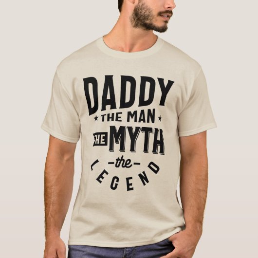 Papa's Man De legende T-shirt (Voorkant)