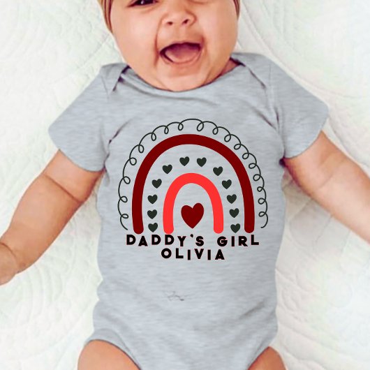 Papa's Meisje Baby Bodysuit
