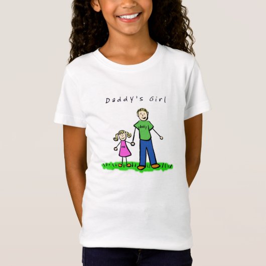 Papa's meisje (Blond) T-shirt (Voorkant)