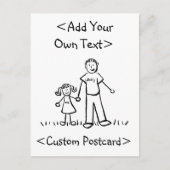 Papa's Meisje Briefkaart (Voorkant)