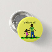 Papa's meisje Buttonnen Aangepaste familie Pins Ronde Button 3,2 Cm (Voorkant /achterkant)