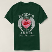 Papa's meisje dat ik vroeger zijn Angel was, hij i T-shirt (Design voorkant)