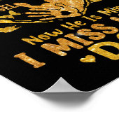 Papa's meisje dat ik vroeger zijn engel vaderdag w poster (Hoek)