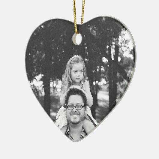 Papa's Meisje Kerstfoto Ornament Keepsake (Links)