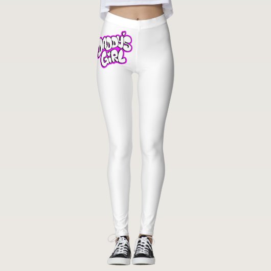 Papa's meisje leggings (Voorkant)