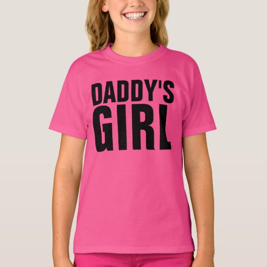 PAPA'S MEISJE, MEISJES T-shirts (Voorkant)