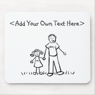 Papa's meisje Mousepad Muismat