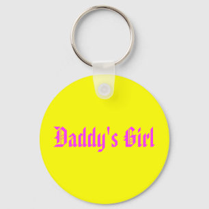 Papa's meisje sleutelhanger