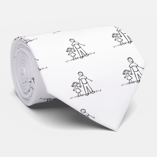 Papa's Meisje Stropdas (Opgerold)