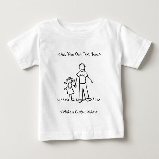 Papa's meisje T-Shirt (Voorkant)