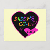 Papa's Meisje T Shirten, Mokken, Kussens, Briefpap Briefkaart (Voorkant)