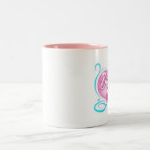 Papa's meisje tweekleurige koffiemok (Center)