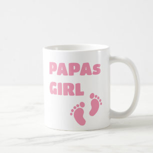 Papas Meisje - Voetafdrukken Koffiemok