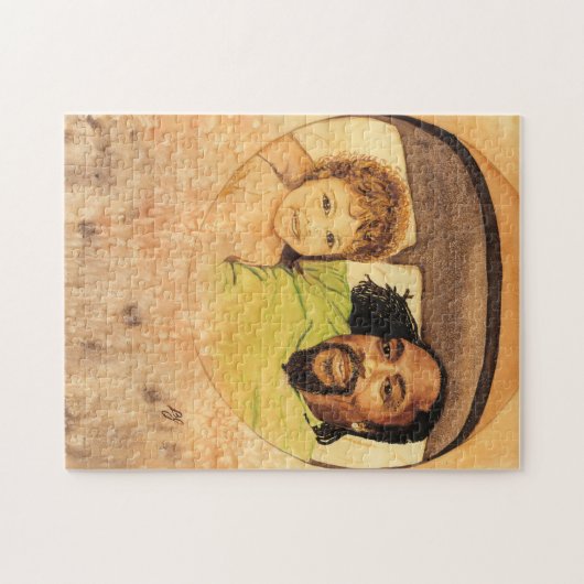 Papa's Meisjes Legpuzzel (Horizontaal)