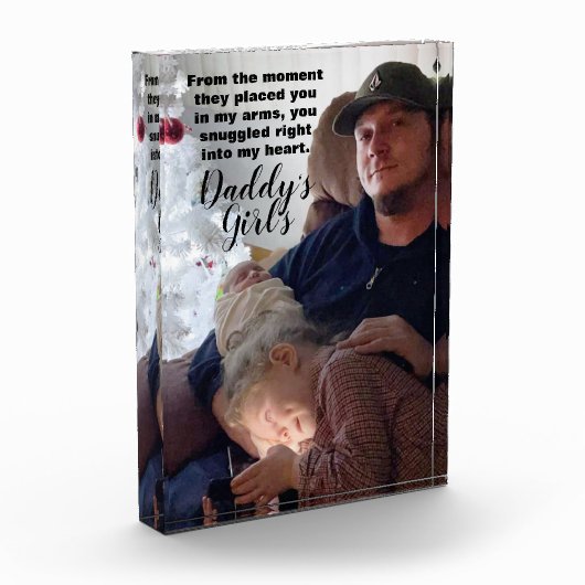 Papa's meisjescitaat fotoblokken (Links)