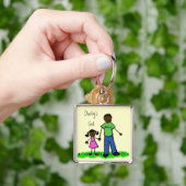 Papa's Meisjestrekkende Sleutelhanger (Hand)