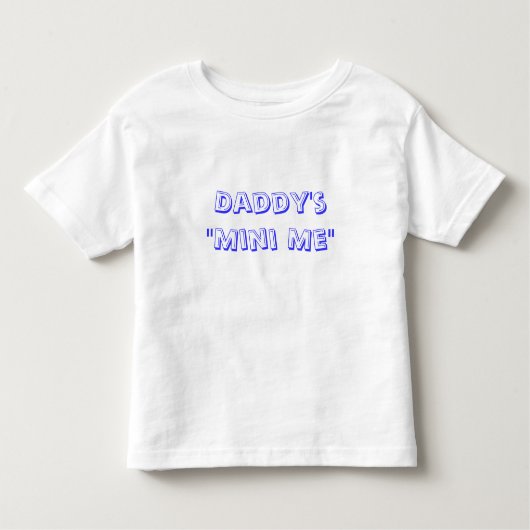Papa's Mini Me Kinder Shirts (Voorkant)