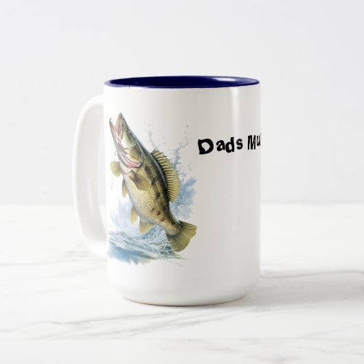 Papa's Mok met Bass 15oz Mok (Voorkant links)