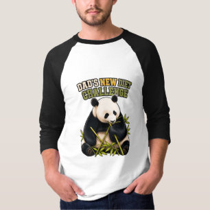 Papa's Nieuwe Dieet Uitdaging Grappige Panda T-shirt