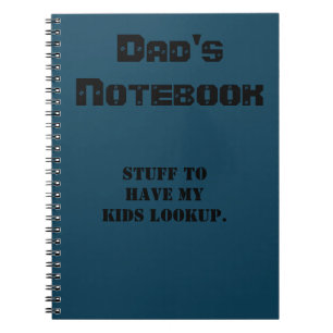 Papa's notebook notitieboek