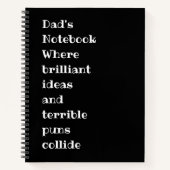 Papa's Notitieboek: Waar briljante ideeën en versc Notitieboek (Voorkant)