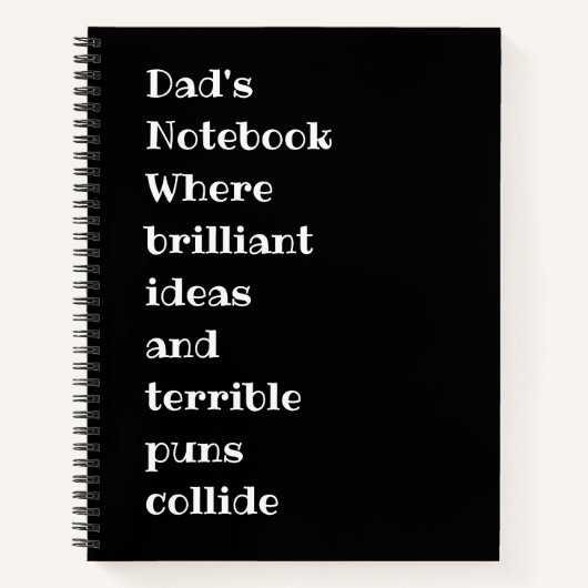 Papa's Notitieboek: Waar briljante ideeën en versc Notitieboek (Voorkant)