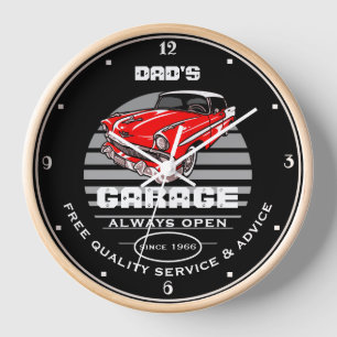 Papa's of elke naam garage altijd open slogan auto