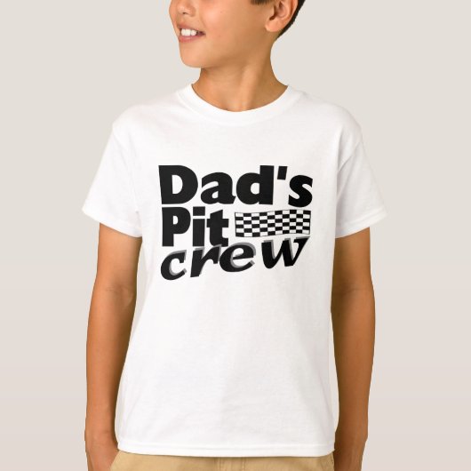 Papa's Pit Crew T-shirt (Voorkant)