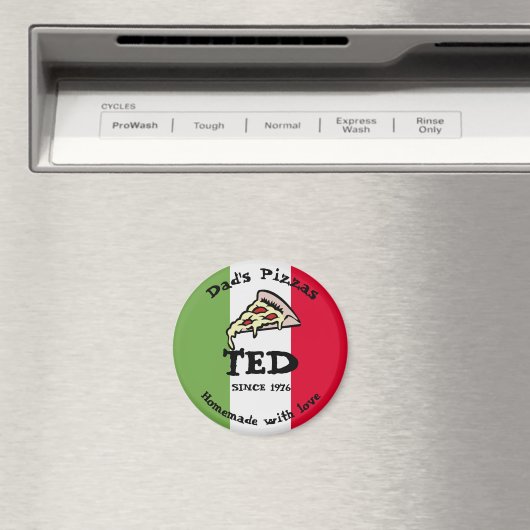 Papa's Pizzas Magneet (Insitu (Vaatwasser))