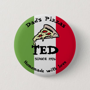 Papa's Pizzas Ronde Button 5,7 Cm