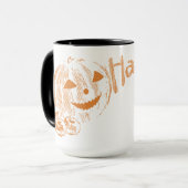 Papa's Posse van Halloween Jack o Lanterns Mok (Voorkant links)