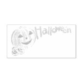 Papa's Posse van Halloween Jack o Lanterns Rubberstempel (Afrduk)