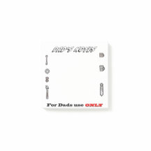 Papa's post-it notities