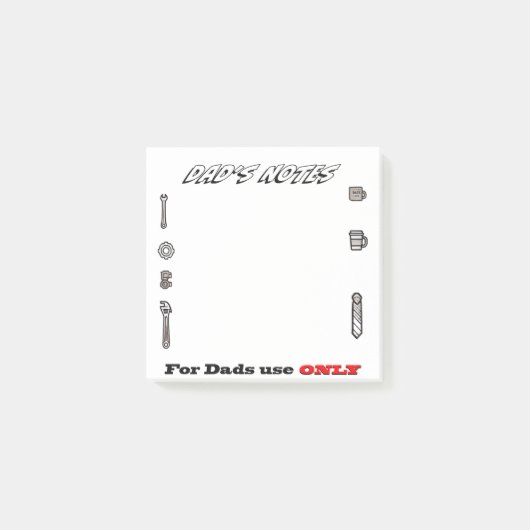 Papa's post-it notities post-it® notes (Voorkant)