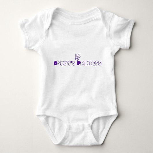 Papa's Prinses Baby Creeper Romper (Voorkant)