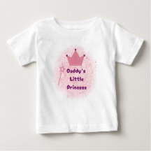 Papa's Prinses Baby T-shirt
