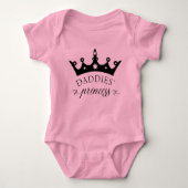 Papa's Prinses Baby Tutu Homoseksuele Papa's Romper (Voorkant)