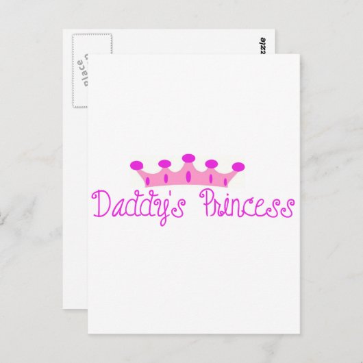 Papa's prinses briefkaart (Voorkant / Achterkant)