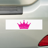 Papa's prinses bumpersticker (Op auto)