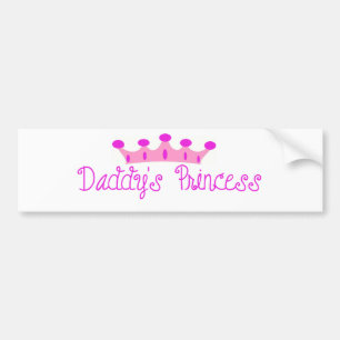 Papa's prinses bumpersticker