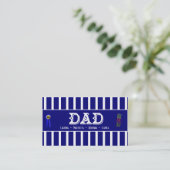 Papa's profielkaart contactkaartje (Staand voorkant)