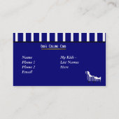 Papa's profielkaart contactkaartje (Achterkant)