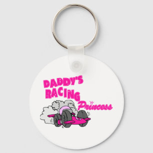 Papa's Racing Princess Sleutelhanger