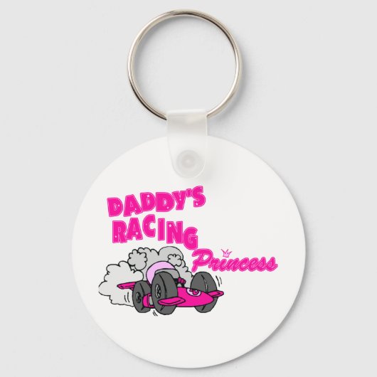 Papa's Racing Princess Sleutelhanger (Voorkant)