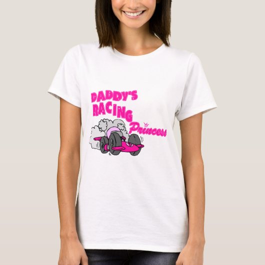 Papa's Racing Princess T-shirt (Voorkant)