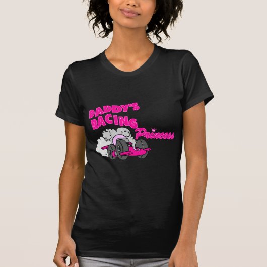 Papa's Racing Princess T-shirt (Voorkant)