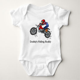 Papa's Riding Buddy Baby Bodysuit