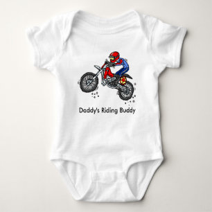 Papa's Riding Buddy Baby Bodysuit