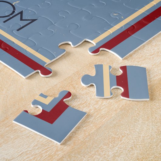 Papa's Rode Caddy Garage uit 1964 Jigzaag Puzzle Legpuzzel (Zijkant)